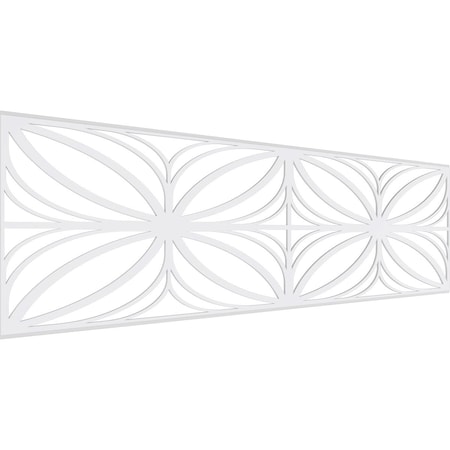 Ekena Millwork Set of Four Panels for 94 1/2"W x 28 1/4"H Otis Fretwork Wainscot Wall Paneling WPKP14X01X47OTS